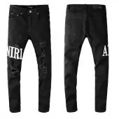 acheter amiri jeans fit pantalons big logo black